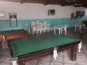 sala de jogos da clínica de recuperação de dependentes químicos em cosmópolis são paulo