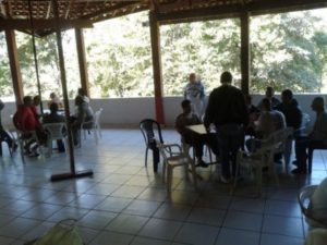 Área de convivência da clínica de recuperação de dependentes químicos e alcoólicos em jaguariúna sp